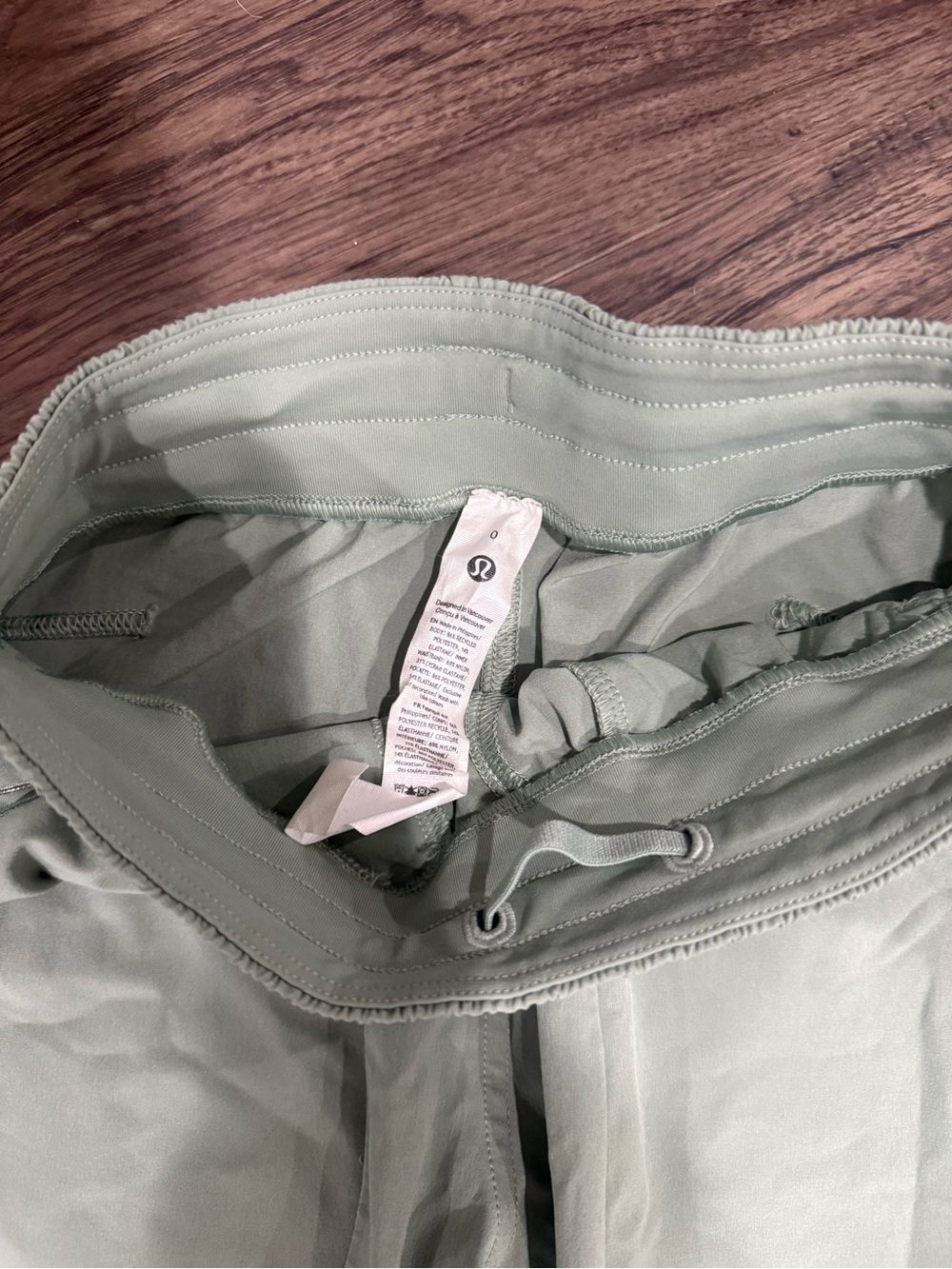 lululemon athletica Light Sage Drawstring Waist Pants - Picture 2 of 3